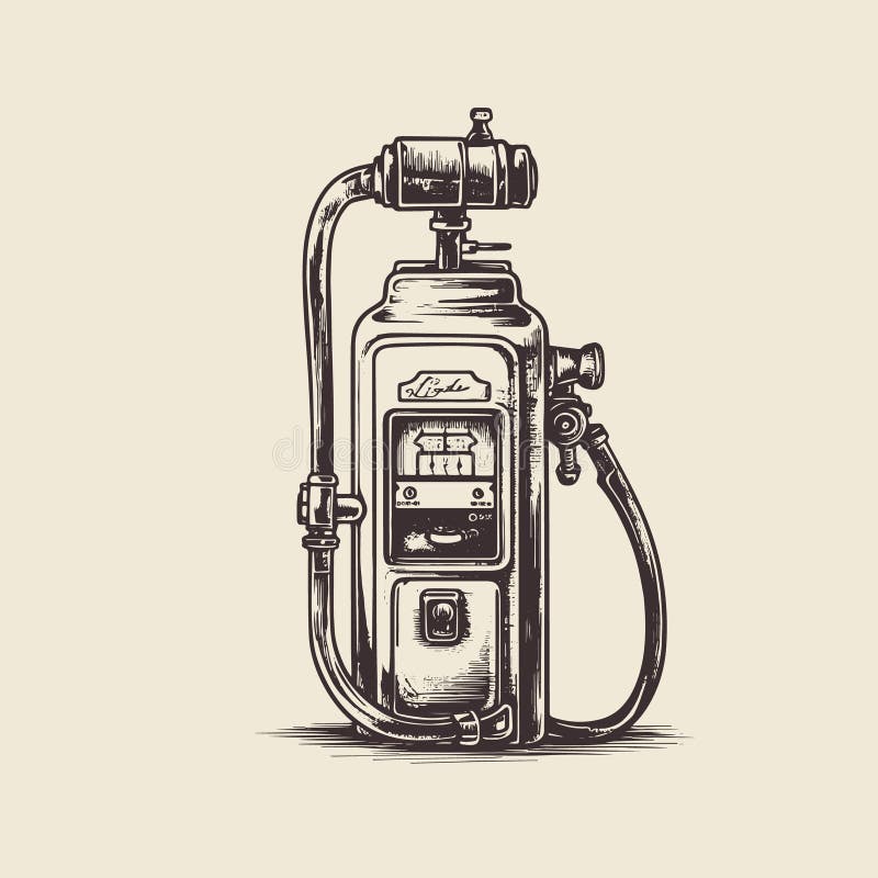 Petrol Pump Drawing Stock Illustrations 1,147 Petrol Pump Drawing
