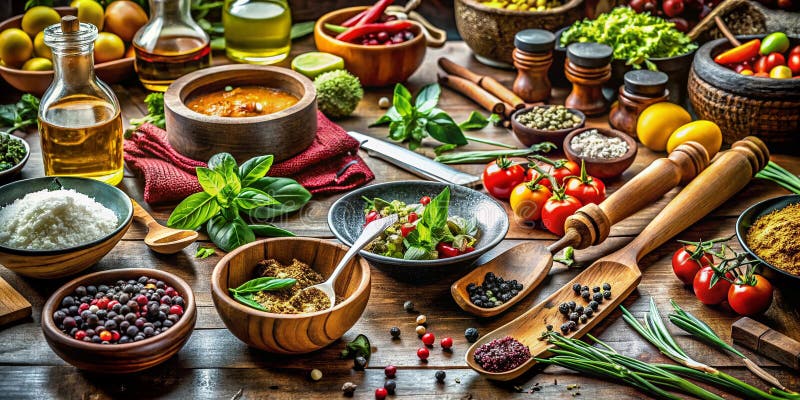 Fueling Innovation Creative Culinary Solutions for Problem Solving and Brainstorming vector illustration