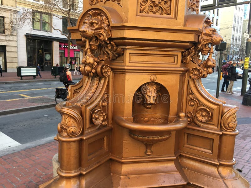 Charlotte Crabtree,better known as Lotta,was born in New York City in 1847,but first rose to fame,and wealth,in San Francisco as a child actor and singer. She would become the highest paid singer of her time. Even after she went back to the East Coast,she always and fondly remembered San Francisco,and donated this fountain to the city,the first monument in the city,on the 25 anniversary of statehood.During the 1906 Earthquake,it became a gathering place,and every year since,survivors would return and celebrate and remember. After the last two survivors died by 2015,starting in 2016,there were reenactments instead. As seen 16 February 2018. Charlotte Crabtree,better known as Lotta,was born in New York City in 1847,but first rose to fame,and wealth,in San Francisco as a child actor and singer. She would become the highest paid singer of her time. Even after she went back to the East Coast,she always and fondly remembered San Francisco,and donated this fountain to the city,the first monument in the city,on the 25 anniversary of statehood.During the 1906 Earthquake,it became a gathering place,and every year since,survivors would return and celebrate and remember. After the last two survivors died by 2015,starting in 2016,there were reenactments instead. As seen 16 February 2018.