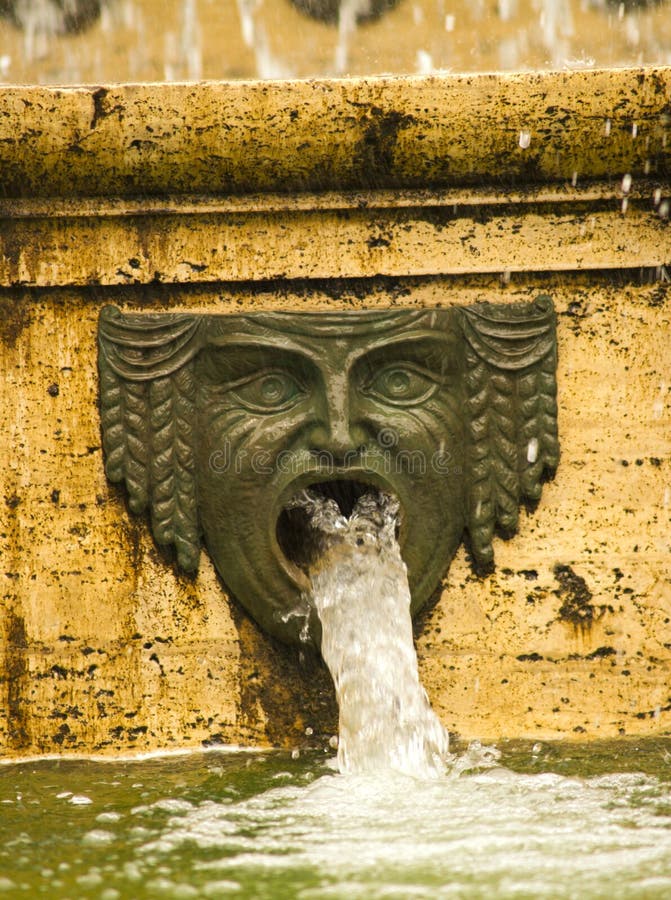 Fuente en Génova, Italia imagen de archivo Fuente en Génova, Italia imagen de archivo