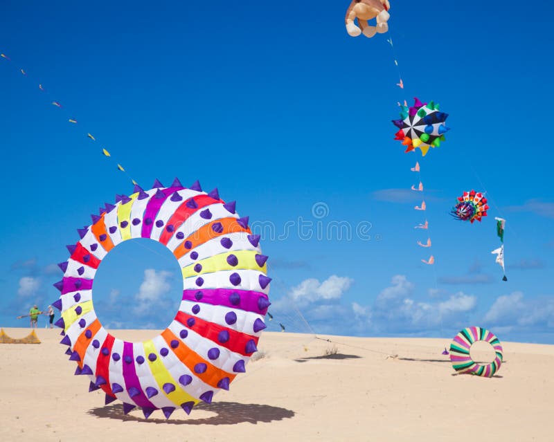 Fuerteventura Kite Festival Editorial Photography Image of hobby