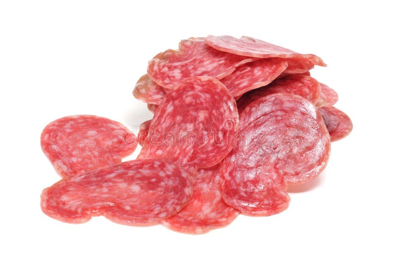 Salami image stock. Image du dîner, gourmet, groupe, porc 10961515