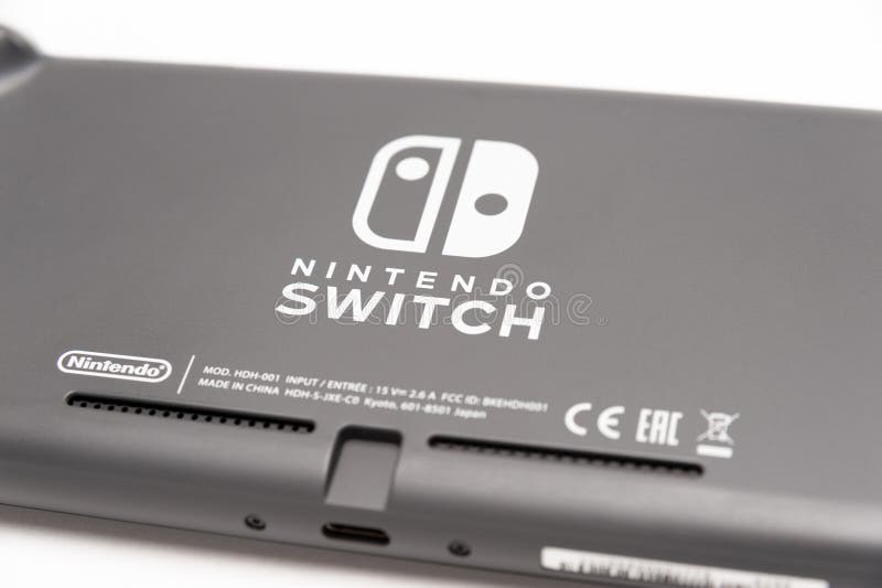 Nintendo Switch Lite Gray. Switch back