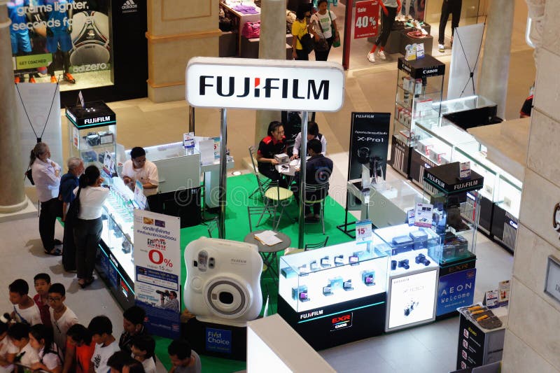 Fujifilm Kiosk editorial stock photo. Image of festival 23555008
