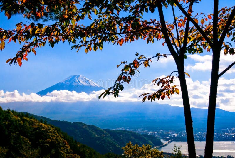 Scenérie na podzim na, japonsko.