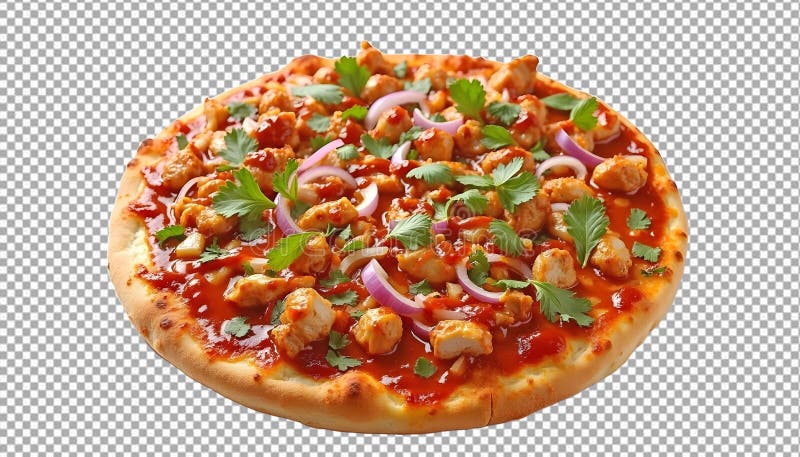 Ful kycklingtikka pizza vektor illustrationer