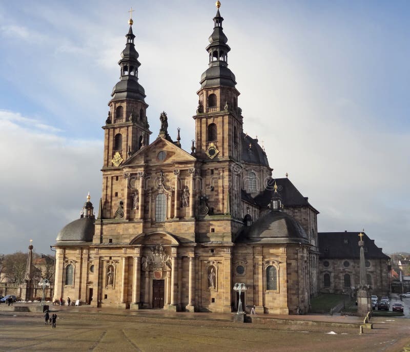 Fulda Cathedral Interior Inside.the Magical and Romantic City of Fulda