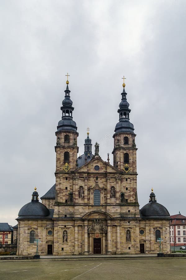 Fulda Cathedral Interior Inside.the Magical and Romantic City of Fulda