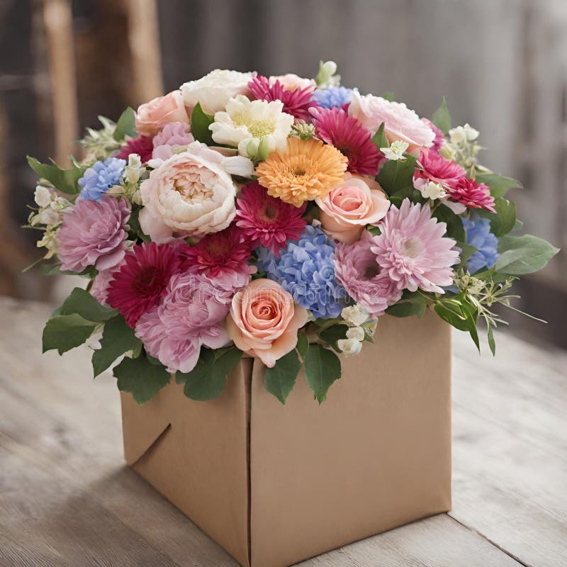 In Full Bloom Choosing the Perfect Flowers for Gifting Stock