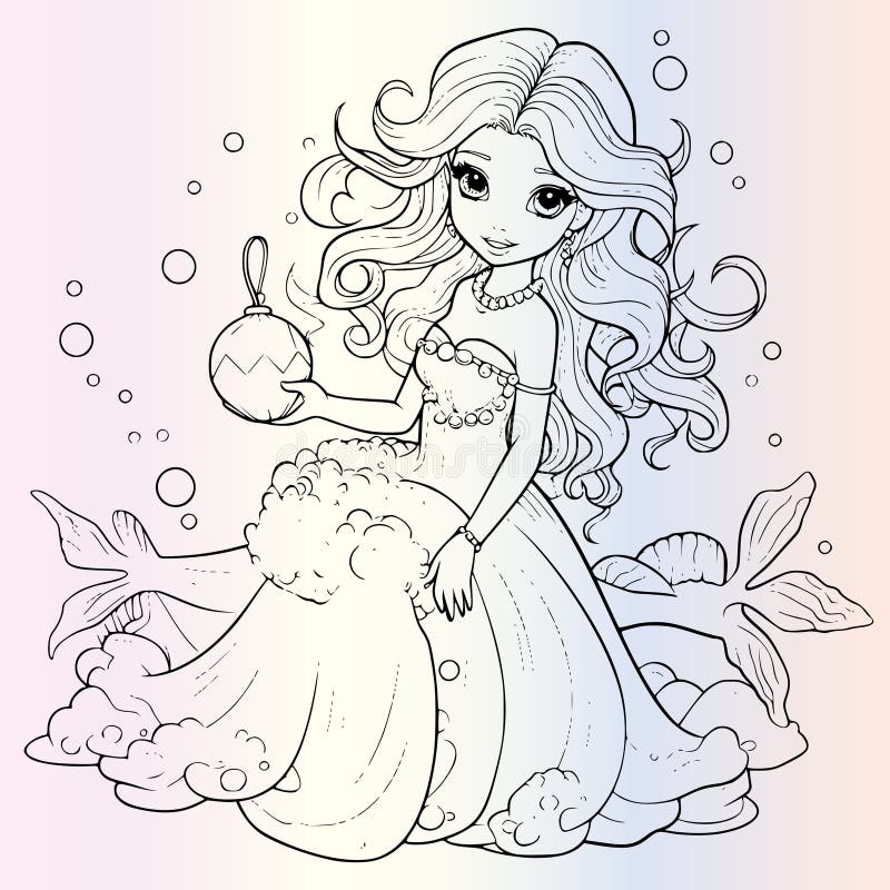 coloring page for children girl