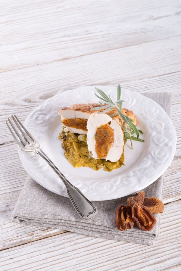 Full chicken's breast stock photo. Image of health, herb 31920408