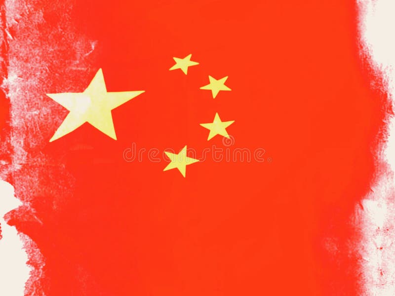 Abstract of China flag