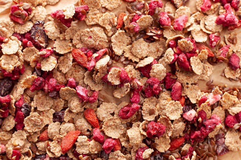 Full Frame of Mixed Dry Fruit and Cereals Stock Image Image of cereals, goji 244136929