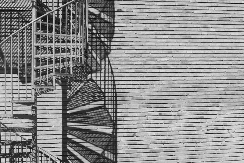 Full Frame Shot of Wall with Spiral Staircase Stock Photo Image of