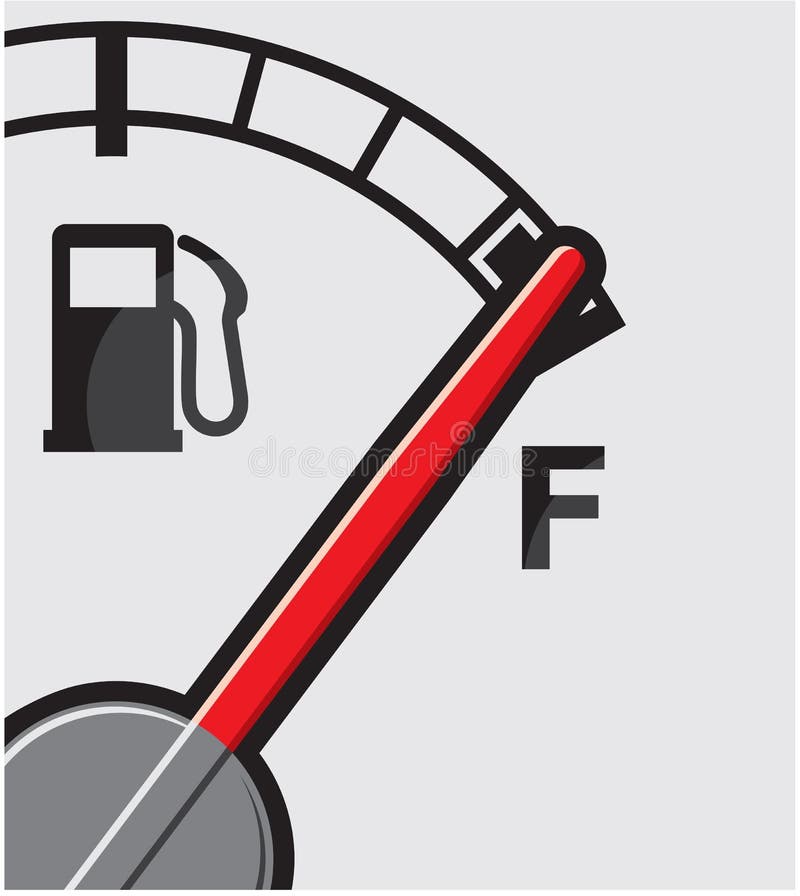 Vector illustration of the Full gas tank. Vector illustration of the Full gas tank