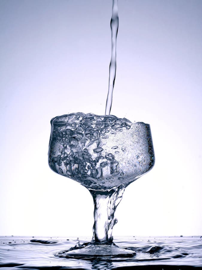 Full glass royalty free stock photo