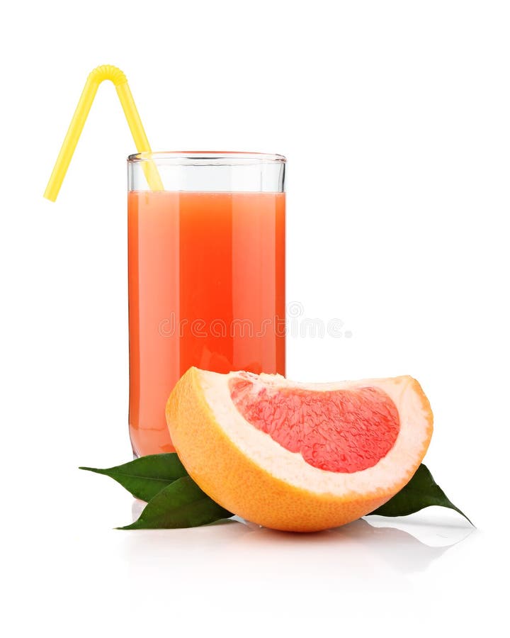 Grapefruit Juice and Fruits. Stock Image Image of citrus, isolated