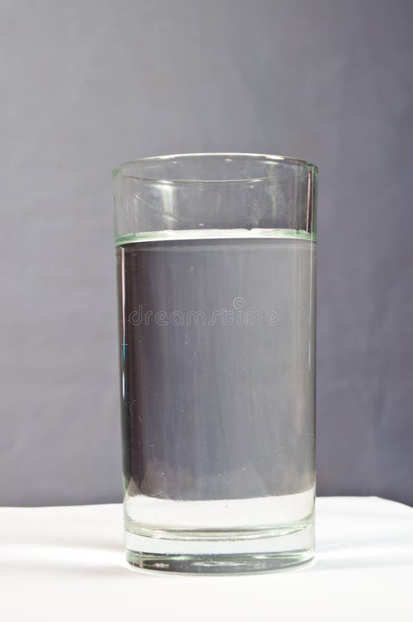 Full glass of water stock photo. Image of vector, reflection 16468398