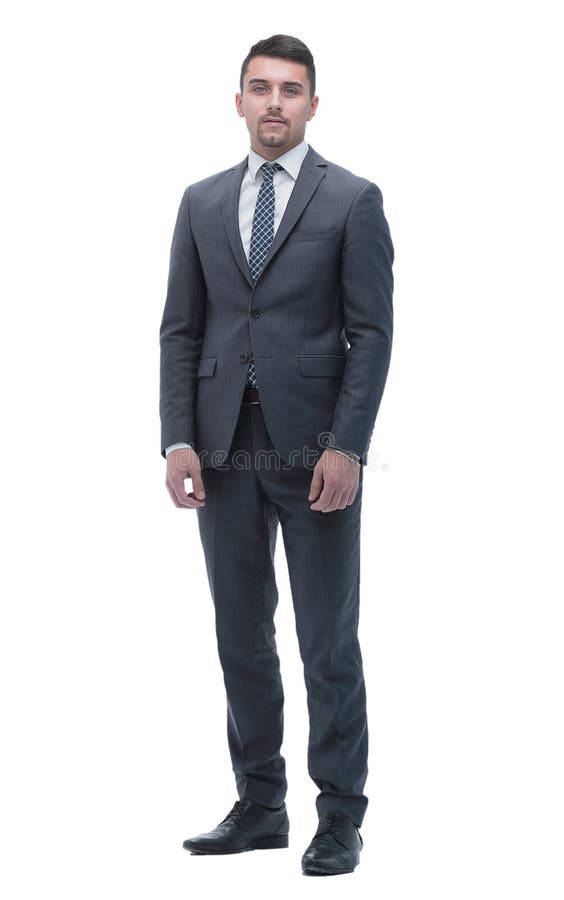In full growth. confident businessman. isolated on white. Full growth confident stock images, royalty-free photos and pictures