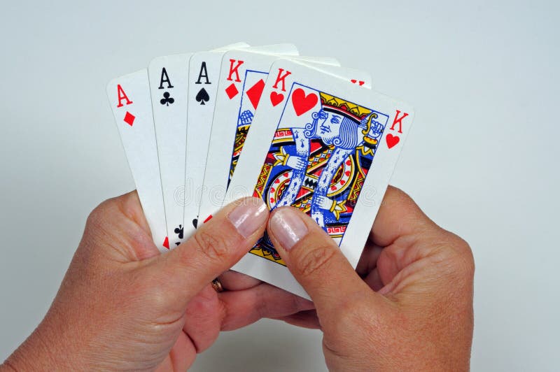 Full House Poker Hand. Stock Photography Image 30830122