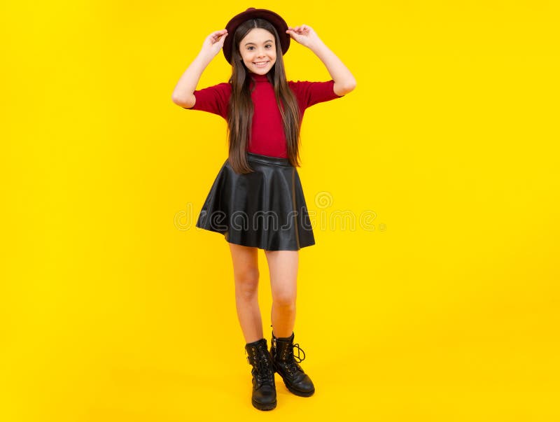 Preteen Girl Leather Skirt Boots Stock Photos - Free & Royalty-Free ...