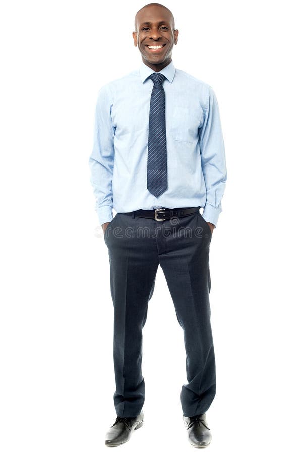 African Businessman Posing In Full Suit Stock Photo - Image of male ...