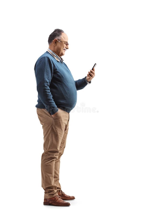 elderly man standing