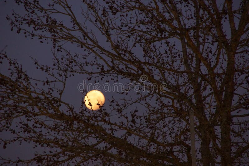 The Full Moon Europe France Stock Image Image of cloud, crater