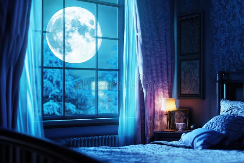 194 Full Moon Bedroom Stock Photos - Free & Royalty-Free