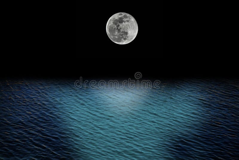 Full moon and tides