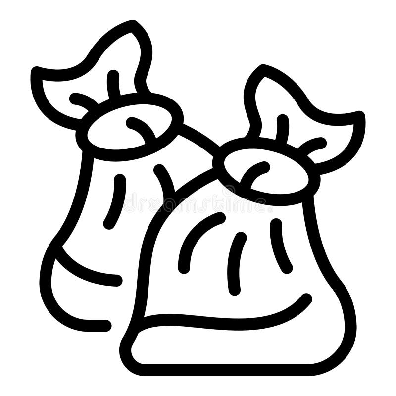 Line Drawing Trash Bag Stock Illustrations 420 Line Drawing Trash Bag