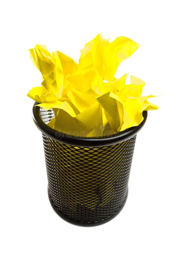 Full trash can stock image. Image of objects, rubbish 7203617