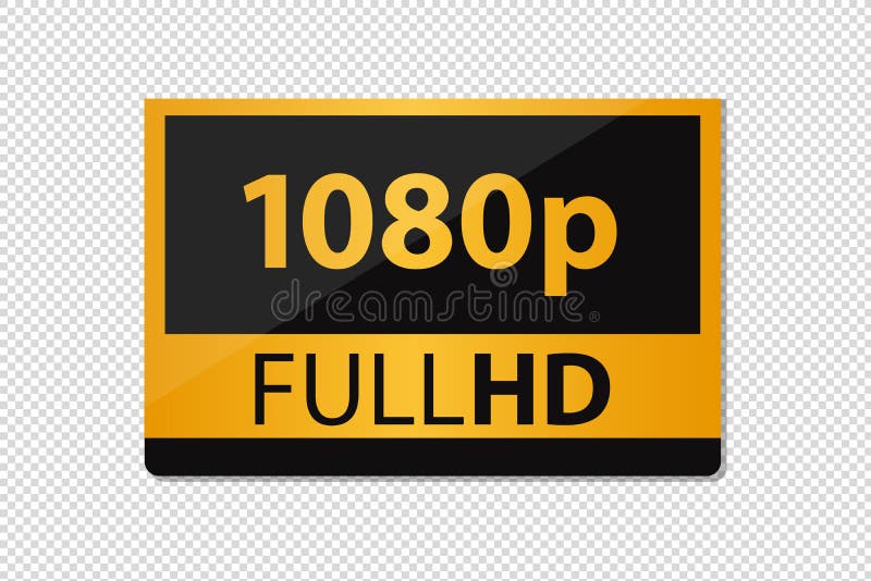 1080p Hd Tv Icon in Trendy Design Style. 1080p Hd Tv Icon Isolated on ...