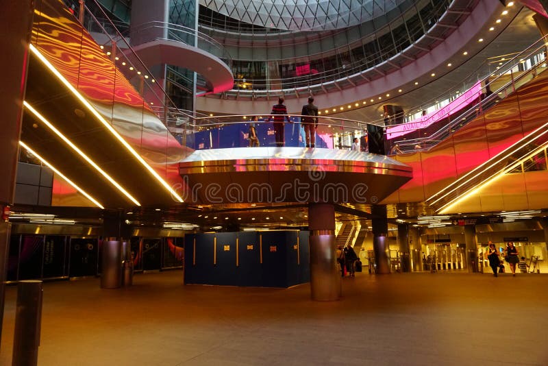 Fulton Center NYC 2 foto de stock royalty free