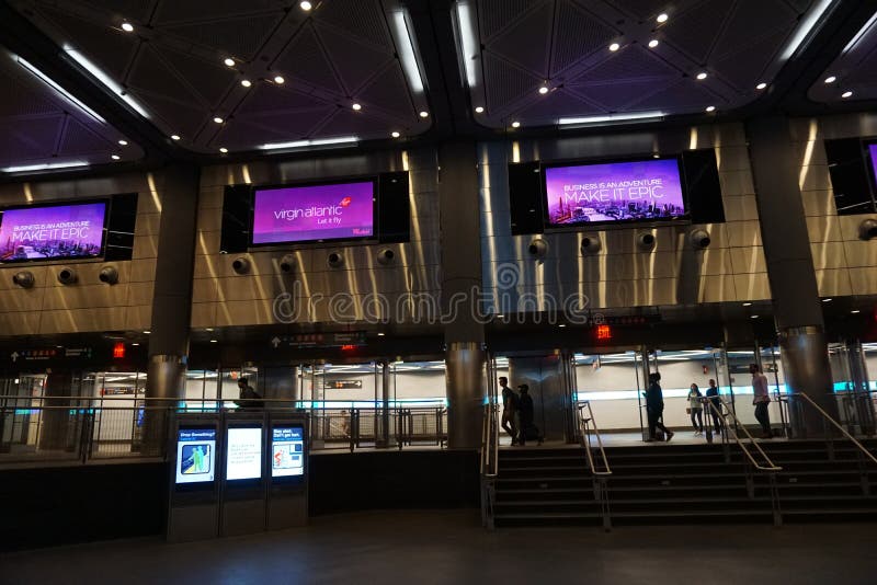 Fulton Center NYC 9 imagem de stock