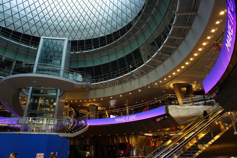 Fulton Center NYC 54 foto de stock