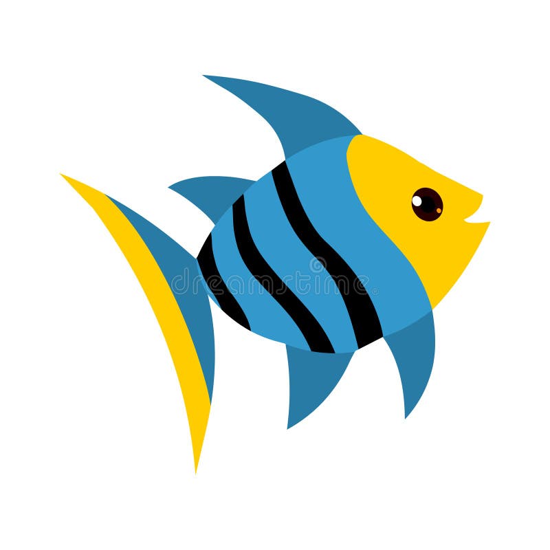 Fumetto del pesce illustrazione di stock Fumetto del pesce illustrazione di stock