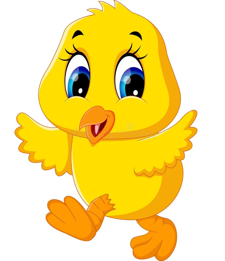 Fumetto sveglio del pollo royalty illustrazione gratis Fumetto sveglio del pollo royalty illustrazione gratis
