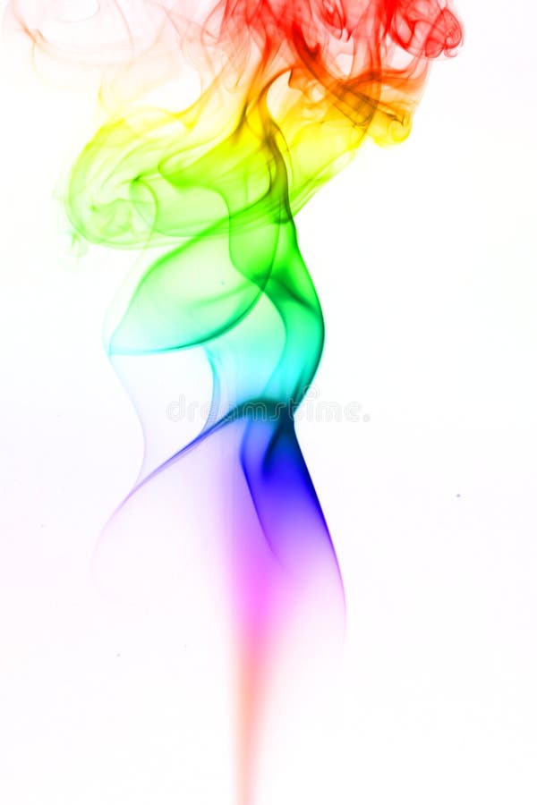 Fumo colorato fotografie stock libere da diritti Fumo colorato fotografie stock libere da diritti