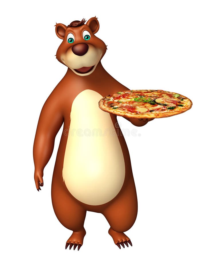 Bear Pizza Stock Illustrations 492 Bear Pizza Stock Illustrations