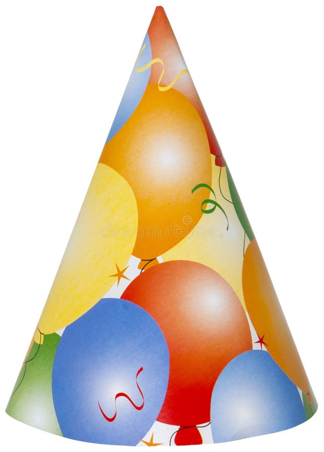 Happy Birthday Party Hat Isolated, PNG