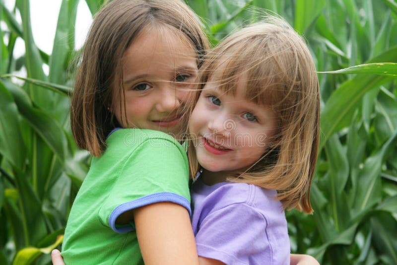 Fun in the corn field