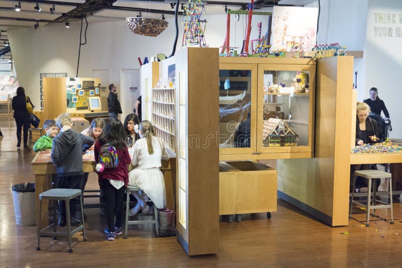 Telus Spark Science Centre and Museum in Calgary Editorial Stock Photo