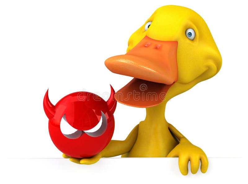 evil duck toy 3D Model