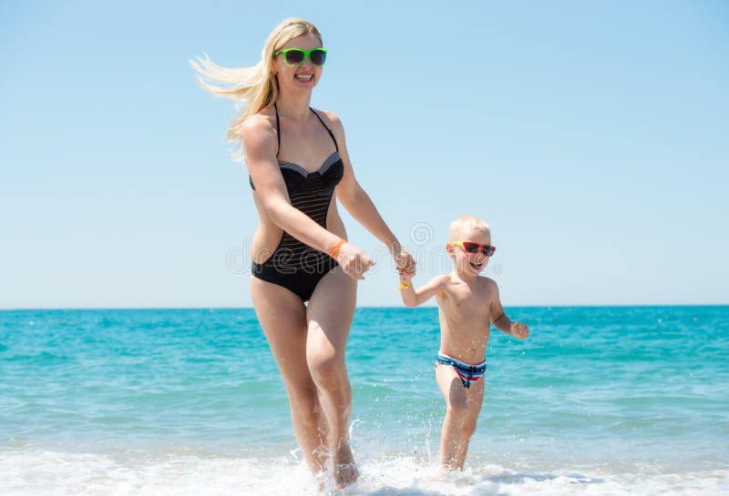 Hot Moms On The Beach