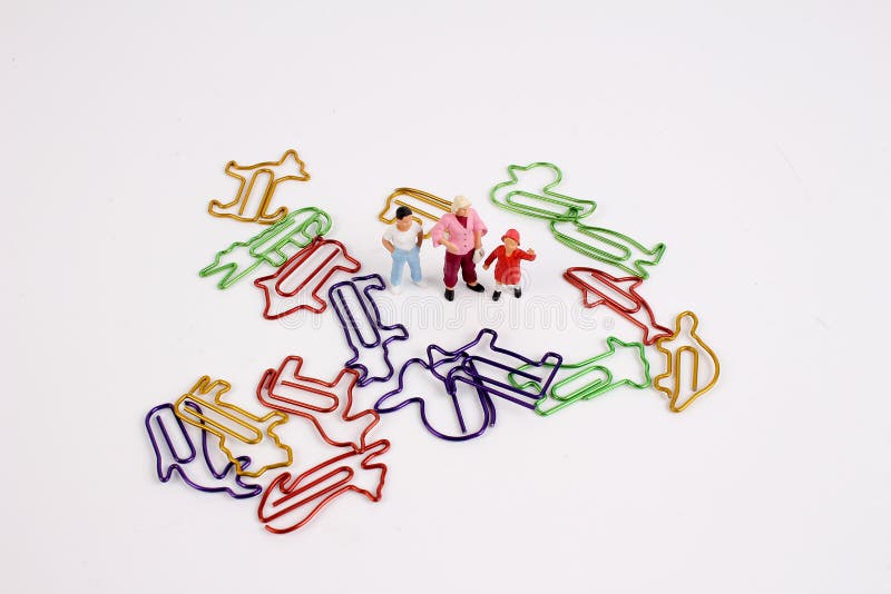 Fun of Figure with Paper Clip Stock Photo Image of kids, paper 90296900