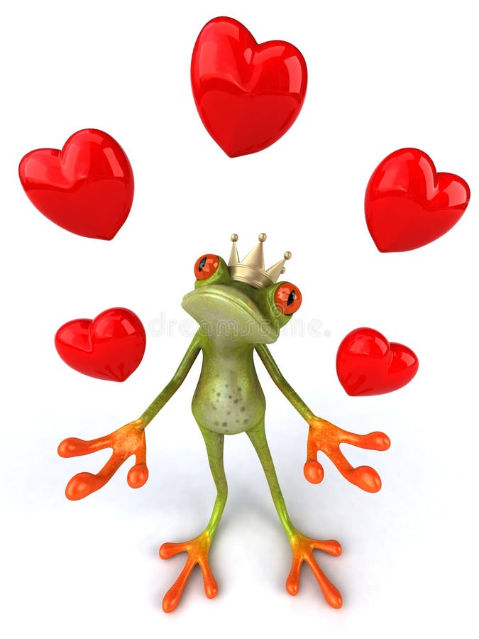 Frog Love card stock illustration. Illustration of frog 27983239