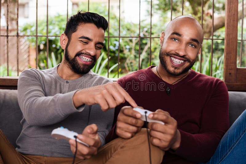 African American Boyfriend Winning Video Game Girlfriend Stock Photo by  ©EdZbarzhyvetsky 181571646