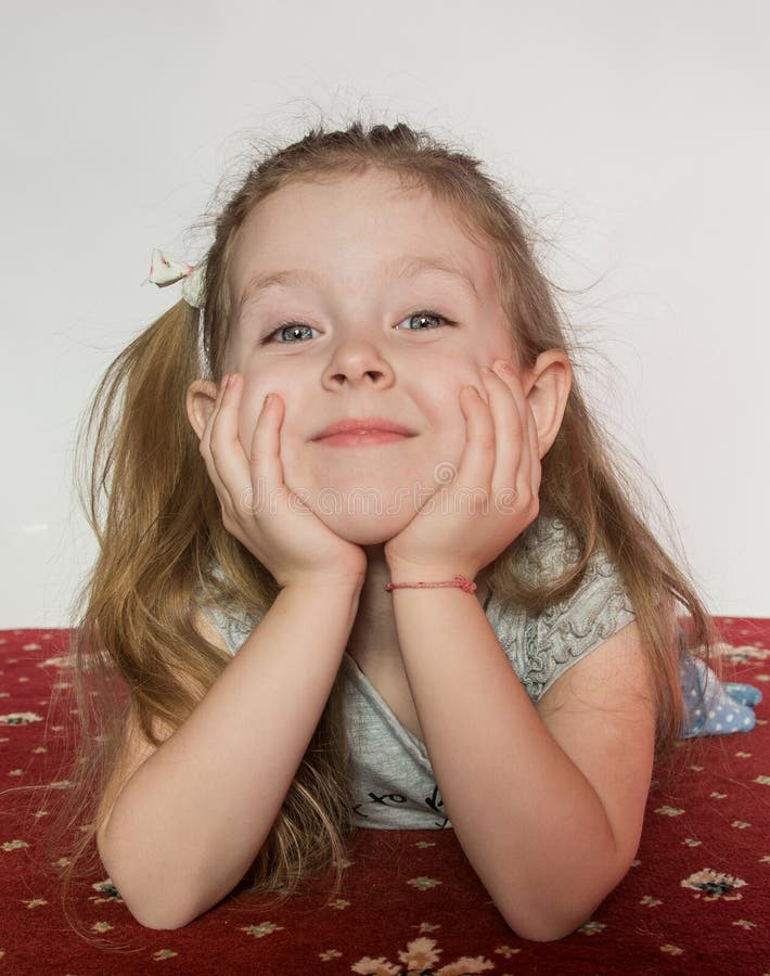 Fun little girl smile stock photo. Image of child, smile 50229610