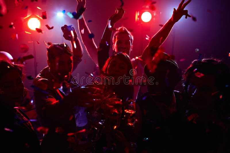 Fun in nightclub stock image. Image of together, club - 71662417